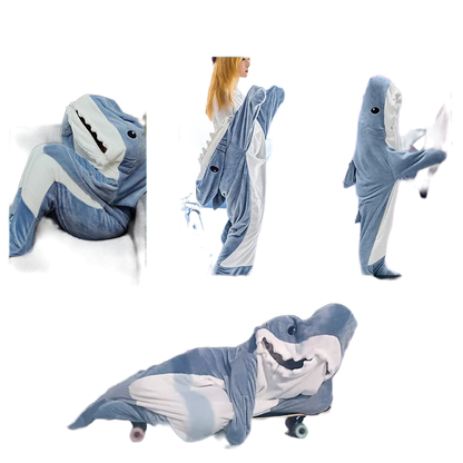 Wearable Shark Sleeping Blanket